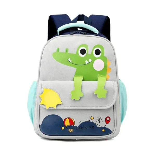 Childrenswaterproofcrocodilebackpackgrey-2.webp